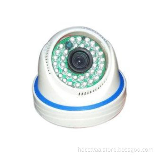 Plastic Dome Small Light Megapixel IP Cameras 36 IR LED Whi